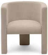 Bézs design szék MILU