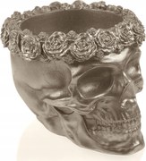 Virágtartó Skull Flowers Brass Poli 9 cm Virágtartó