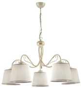 Jupiter 1354 - KM 5 E - Csillár láncon KAMELIA 5xE27/60W/230V