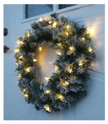 Eglo 410932 - LED Kültéri karácsonyi koszorú EDMONTON 30xLED/0,064W/3/230V IP44