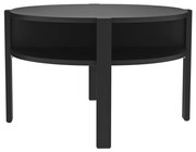 RINO fekete dohányzóasztal