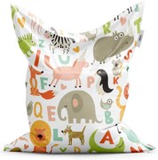 Classic babzsák állatkert ábécé - gyerek, színes