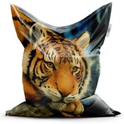 Classic babzsák tigris - gyerek, narancs / fekete