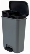 Curver Compatta szelektív hulladékgyűjtő kosár, 23+ 23 l, 23 + 23 l