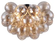 Maytoni MOD112CL-08G - Mennyezeti lámpa BALBO 8xG9/28W/230V arany/króm