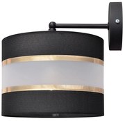 Fali lámpa HELEN 1xE27/15W/230V fekete/arany