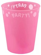 Pink, Rózsaszín micro prémium műanyag pohár 250 ml