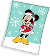 Disney Minnie Snow Karácsonyi coral fleece polár takaró 130x160cm