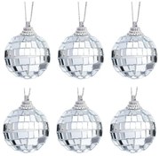 Műanyag karácsonyfadísz készlet 6 db-os ø 4 cm Mirror Ball Mini – Sass &amp; Belle