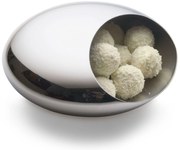 Cocoon édesség tál, acél, 16cm - Philippi