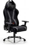 Gamer szék szövet fekete Normal Size: Diablo X-Horn 2.0 Burned Black