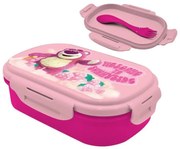 Disney Játékháború Lotso szendvicsdoboz + evőeszköz szett