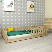 Lulu gyerekágy 80x160 natúr + ajándék ágyrács
