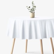 Goldea kör alakú teflonos terítő - fehér Ø 100 cm