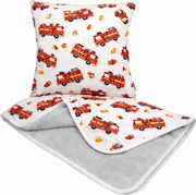 Ovistakaró párnával tűzoltóautók 100x135