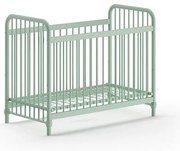 Zöld fém babaágy 60x120 cm BRONXX – Vipack