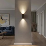 LED fali lámpatest AISHA LED/12W/230V 4000K 80 cm fekete