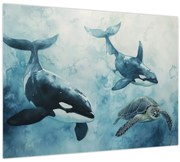 Kép - Víz alatti festmény (70x50 cm)