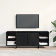 TV állvány - Fekete tölgy - 120x30x40.5 cm - Műmárványból készült