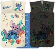 Disney Lilo és Stitch, A csillagkutya Aloha sötétben világító gyerek, ovis ágyneműhuzat 100x135cm, 40x60cm