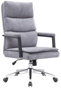 Irodai fotel Zonnos (szürke + króm). 1119452