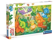 Dinoszaurusz Happy Oasis 24 db-os maxi puzzle Clementoni