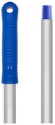 Alumínium felmosónyél, csiszolt, menetes, kék 130cm