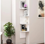 Sarki fali polc DESALDO 155,2x29,6 cm fehér