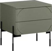 Sonatia 45 éjjeliszekrény 2SZ - olívazöld