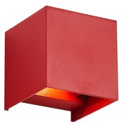 Modern kültéri fali lámpa sötétvörös LED-del IP54 - Edwin