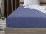 Frottír lepedő tengerészkék 160 x 200 cm