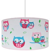 Gyerek csillár OWLS 1xE27/60W/230V fehér