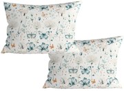 ELIVINE Díszpárnahuzat szett, 2 db, 40x60 cm, fehér