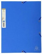 Gumis mappa, karton, A4, EXACOMPTA Forever®, kék (EX56982E)