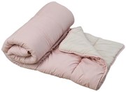 Egész évben használható steppelt paplan 140x200 cm üreges szálból, rózsaszín
