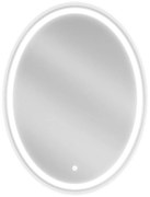 Mexen Elz fürdőszobai LED-es megvilágított tükör 60 x 80 cm, 6000K, páramentesítő - 9802-060-080-611-00