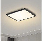 Brilagi - LED Dimmelhető lámpa SLIMFRAME LED/25W/230V 30x30 cm fekete + távirányító