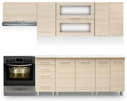 Anton Konyha 240 cm - sonoma