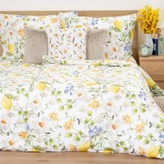 4Home Lemon Delight pamut ágyneműhuzat, 140 x 220 cm, 70 x 90 cm, 140 x 220 cm, 70 x 90 cm