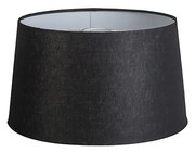 Lenvászon lámpabúra fekete 35 cm
