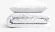 Goldea pamut ágyneműhuzat garnitúra - fehér 140 x 200 és 70 x 90 cm
