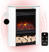 Klarstein Studio 5 Arc, elektromos kandalló, 1800 W, LED lángok, ventilátor, távirányító