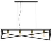 Csillár zsinóron GOTE 4xE27/60W/230V