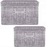 Rendező Készlet Doboz Tároló Doboz Zárható Fedéllel Az Apróságok Számára x2