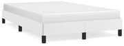 ágykeret matrac nélkül fehér 120x190 cm műbőr