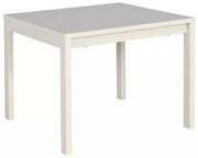 Dohányzóasztal FROST 50x50 cm, krémszínű