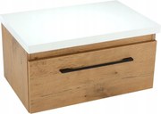 Függesztett mosdó alatti szekrény 60 cm tölgy loft fehér asztallap komód gyártó