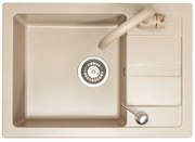 Nils gránit mosogató mintás bézs 5 az 1-ben készlet