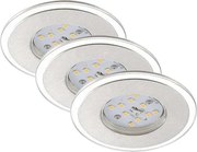 Briloner 7197-039-KÉSZLET 3x LED Dimmelhető fürdőszobai lámpa LED/4,5W/230V IP44