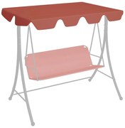 terrakotta csere ponyva kerti hintaágyhoz 188/168 x 145/110 cm